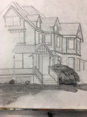 Advanced: ** On location drawing neighborhood homes (#2)